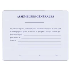 ELVE - Classeur d'assemblées générales avec recharge - A4