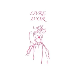 ELVE - Livre d'or mariage - 24 x 24 cm - portrait - 48 feuilles / 96 page - couple en rose