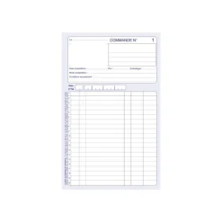 ELVE - Manifold Carnet de commandes - 50 dupli - 21 x 14 cm
