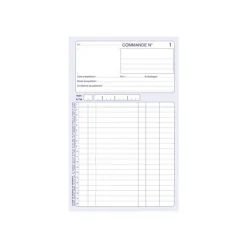 ELVE - Manifold Carnet de commandes - 50 tripli - 21 x 14 cm
