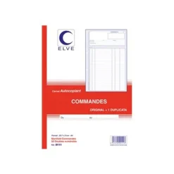 ELVE - Manifold Carnet de commandes - 50 dupli - A4