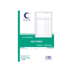 ELVE - Manifold Carnet de factures - 50 tripli - A4