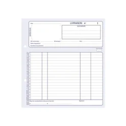 ELVE - Manifold Carnet de livraisons - 50 tripli - 21 x 21 cm