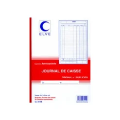 ELVE - Manifold Journal de caisse - 50 dupli - A4