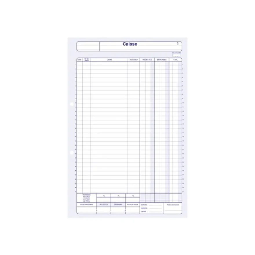 ELVE - Manifold Journal de caisse - 50 dupli - A4
