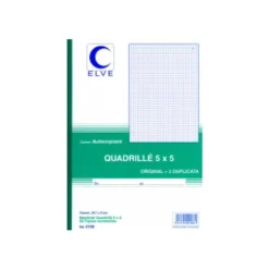 ELVE - Manifold quadrillé 5x5 - 50 tripli - A4