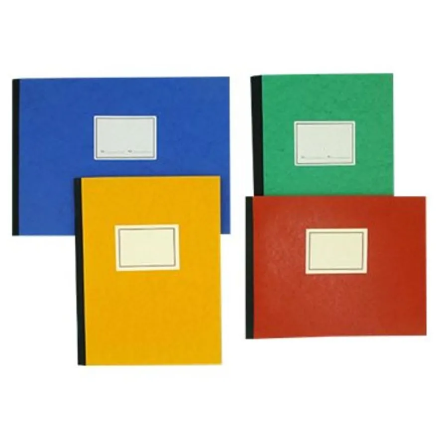 ELVE - Piqûre comptable - 6 colonnes par page - 32 x 25 cm - 80 pages