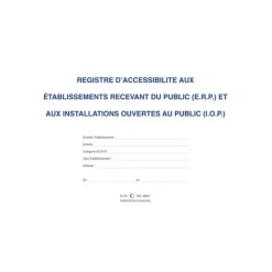 ELVE - Registre d'accessibilité aux ERP et IOP - A4
