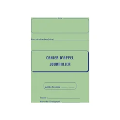 ELVE - Registre d'appel - A4 - 28 pages