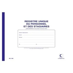 ELVE - Registre unique du personnel - A4