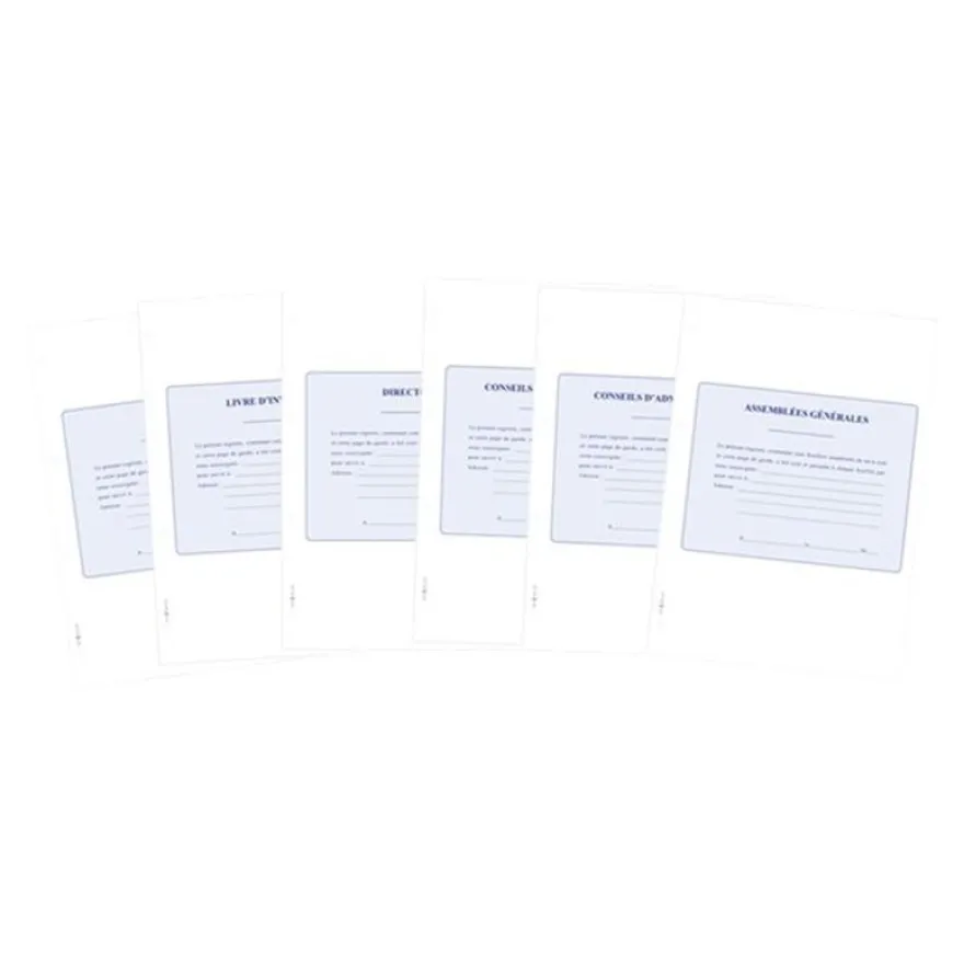 ELVE - Reliure Livre-journal 4 anneaux avec recharge