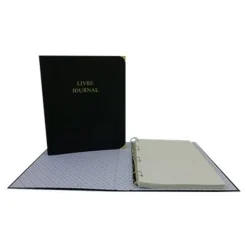 ELVE - Reliure Livre-journal 4 anneaux avec recharge