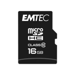 Emtec - carte mémoire 16 Go - Class 10 - micro SDHC