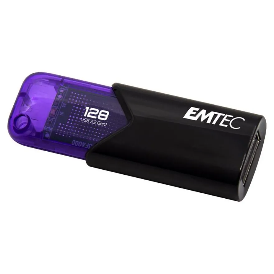 Emtec B110 Click Easy 3.2 - clé USB 3.2 - 128 Go - violet