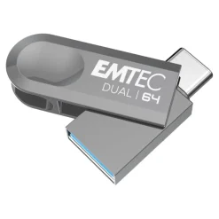 EMTEC Dual D280 - Clé USB 64 Go - USB 3.2 Gen 1