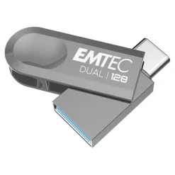 EMTEC Dual D280 - Clé USB 128 Go - USB 3.2 Gen 1