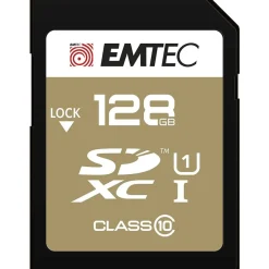 Emtec Elite Gold - carte mémoire 128 Go - Class 10 - SDXC UHS-I U1