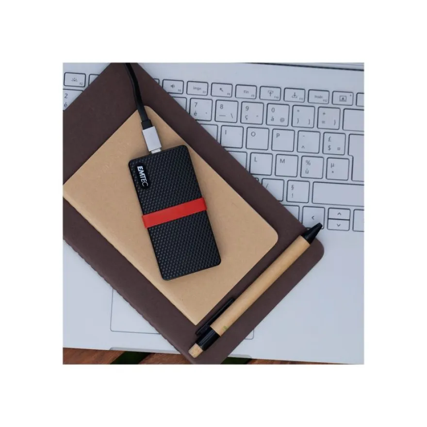 EMTEC SSD Power Plus X200 - SSD - Disque dur externe 1 To - USB 3.1