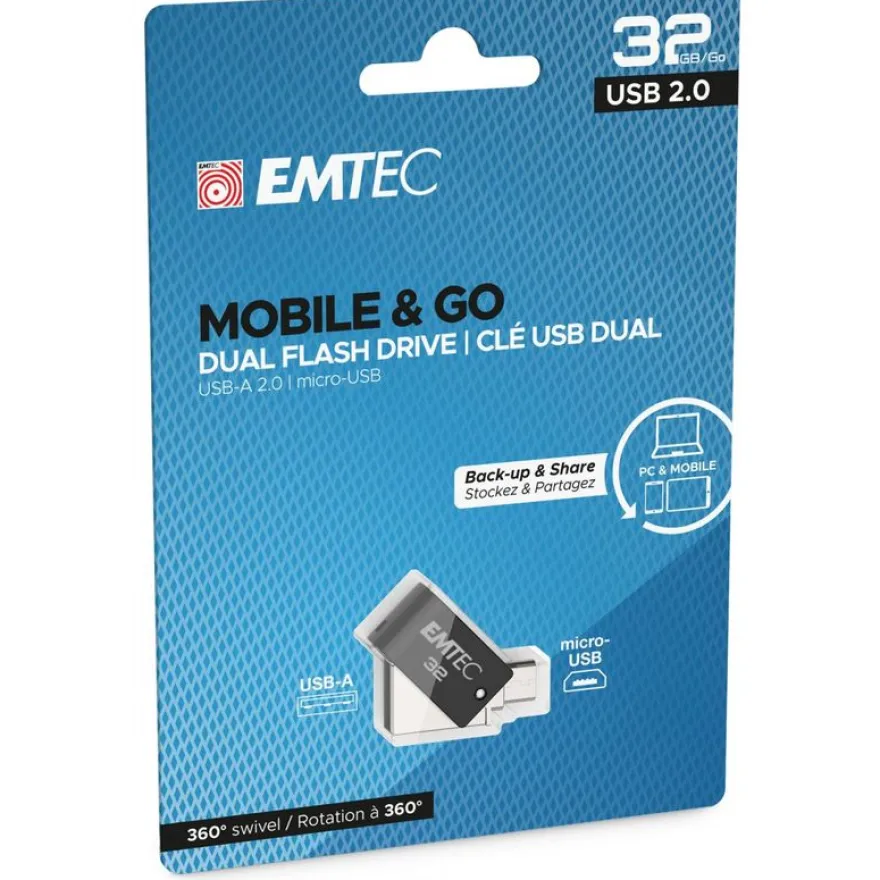 Emtec T260B - clé USB 32 Go - USB 2.0