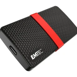 Emtec X200 - Disque dur SSD - 2 To - USB Typ-C - 3.2 Gen 1 (3.1 Gen 1)