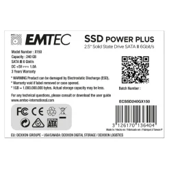 EMTEC X150 Power Plus 3D NAND - Disque dur SSD - 240 Go