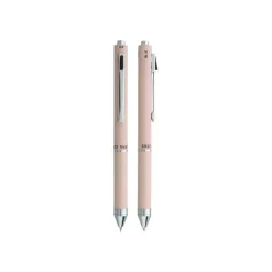 Enzo Varini - Stylo à bille 4 en 1 : 3 couleurs et 1 porte-mine - rose