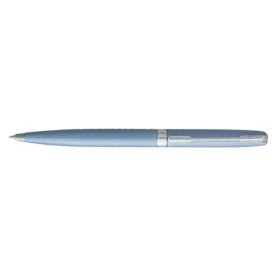 Enzo Varini Archetto - Stylo à bille laqué bleu pale irisé