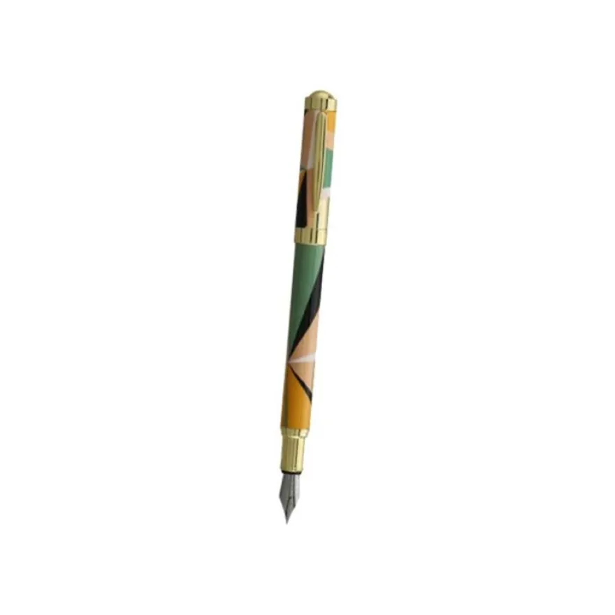 Enzo Varini Palazzo Scandinavo - Stylo plume - moutarde