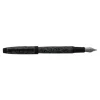 Enzo Varini Taormina Carena - Mini stylo plume - acier blanc motif gris