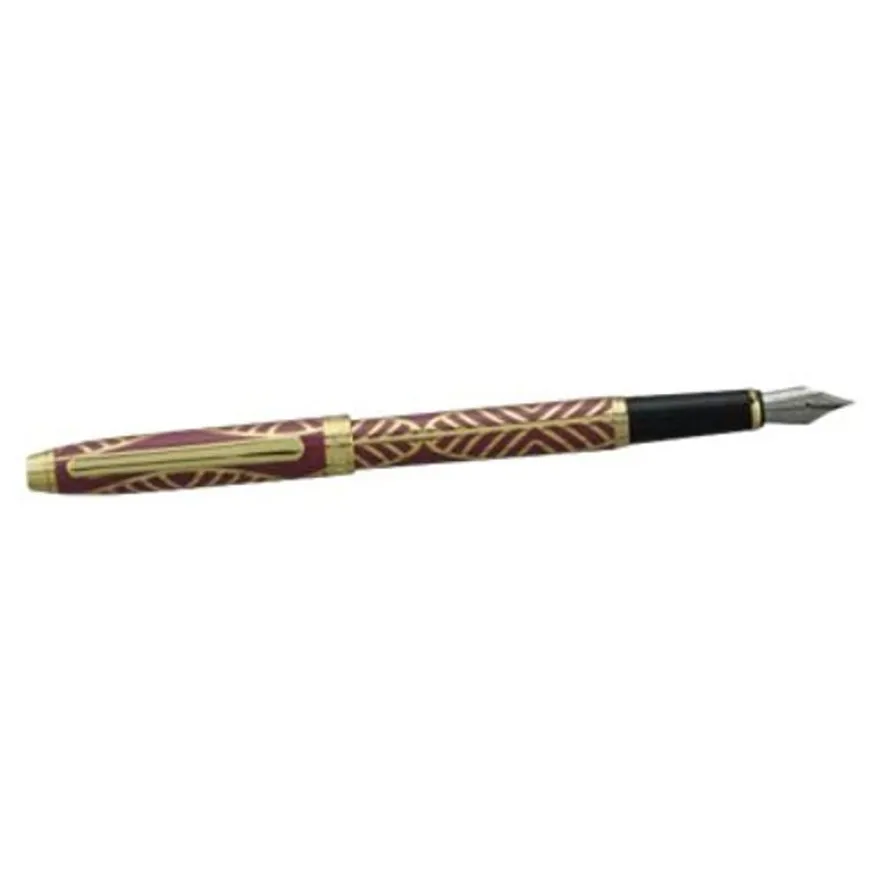 Enzo Varini Taormina XL Gioiello - Stylo plume - lie de vin