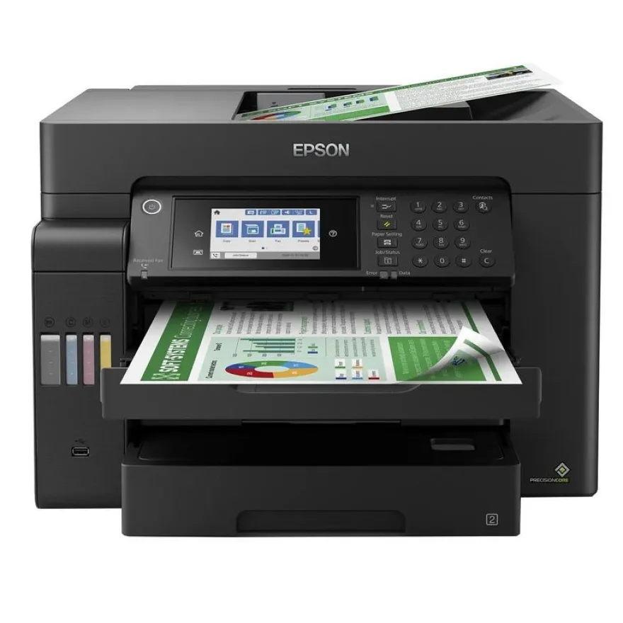 Epson EcoTank ET-16605 - Imprimante multifonction jet d'encre couleur A3 - USB, LAN, hôte USB, Wi-Fi - noir