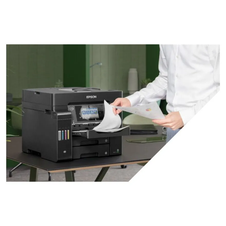 Epson EcoTank ET-5805 - Imprimante multifonction jet d'encre couleur A4 - USB, LAN, Wi-Fi(ac) - noir