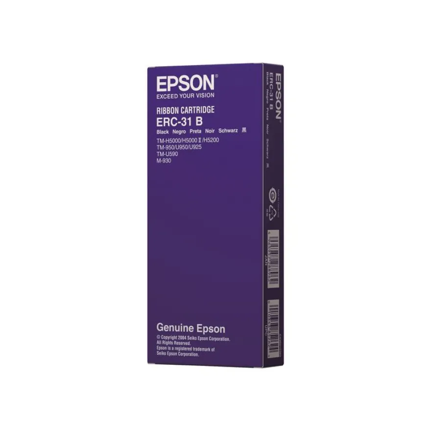 Epson ERC 31B - noir - ruban d'impression original