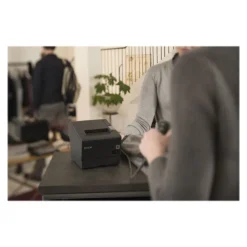 Epson TM T88V - imprimante tickets reconditionnéee Grade A - Noir et blanc - thermique direct - gris foncé