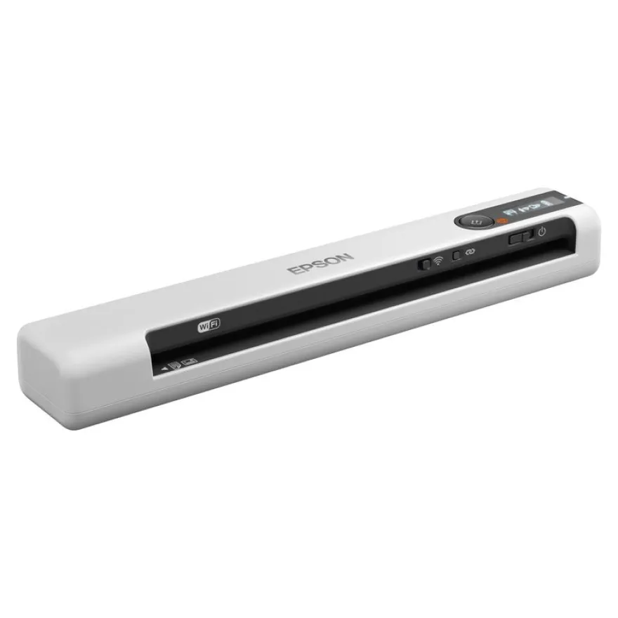 Epson WorkForce DS-80W - scanner de documents - 600 dpi x 600 dpi A4 - portable - USB 2.0, Wi-Fi(n)