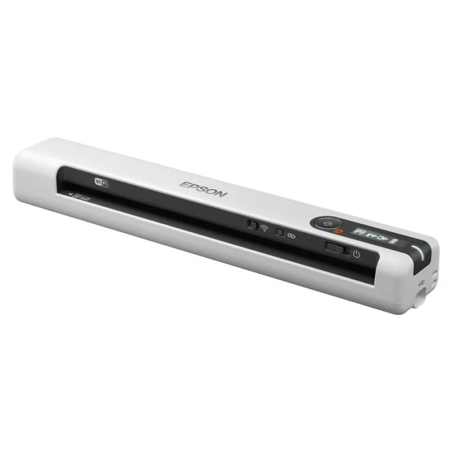 Epson WorkForce DS-80W - scanner de documents - 600 dpi x 600 dpi A4 - portable - USB 2.0, Wi-Fi(n)