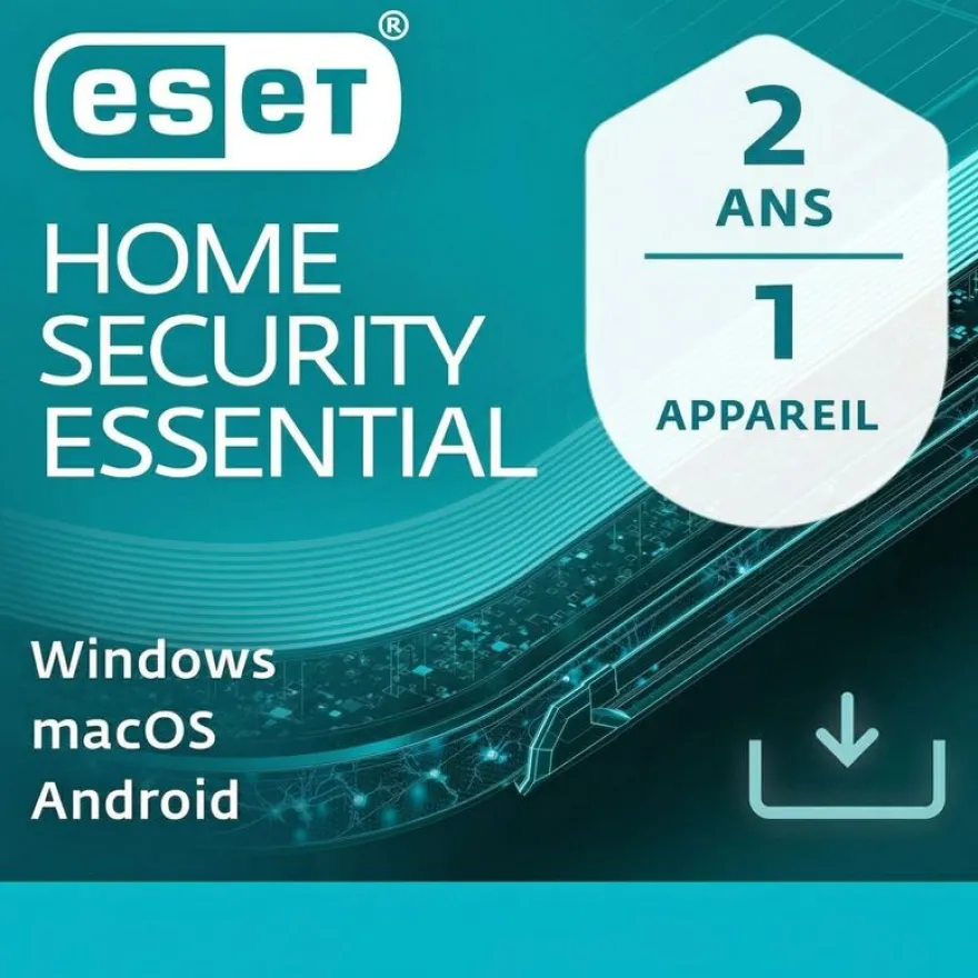 ESET HOME Security Essential - Licence d'abonnement - 2 ans - 1 appareil - Win, Mac, Android, iOS
