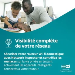 ESET HOME Security Essential - Licence d'abonnement - 1 an - 2 appareils - Win, Mac, Android, iOS