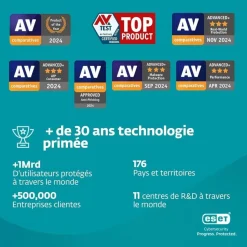 ESET HOME Security Essential - Licence d'abonnement - 1 an - 2 appareils - Win, Mac, Android, iOS