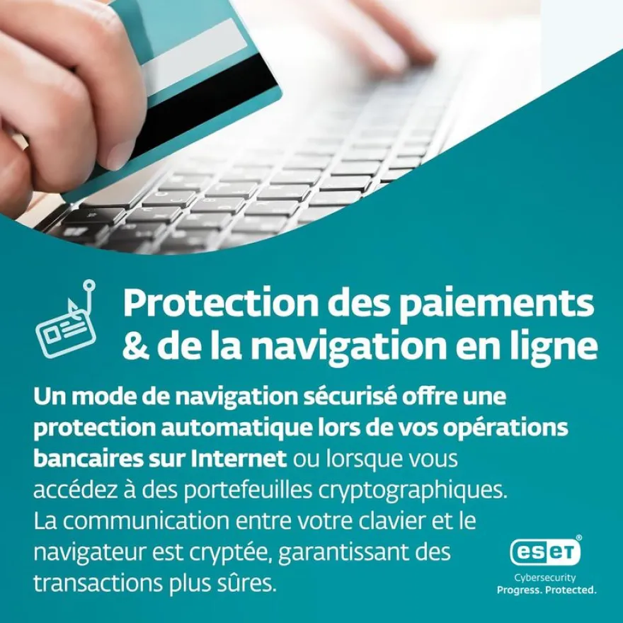 ESET HOME Security Essential - Licence d'abonnement - 1 an - 2 appareils - Win, Mac, Android, iOS