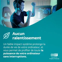 ESET NOD32 Antivirus - Licence d'abonnement - 2 ans - 1 PC - Win