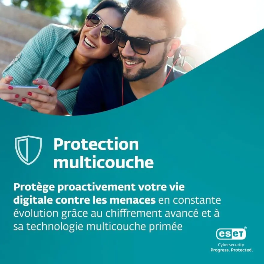 ESET NOD32 Antivirus - Licence d'abonnement - 2 ans - 2 PC - Win