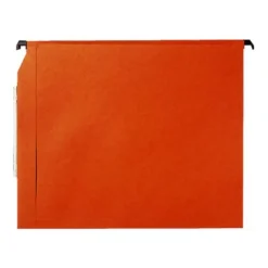 Esselte Dual - 25 Dossiers suspendus pour armoires - fond V - orange