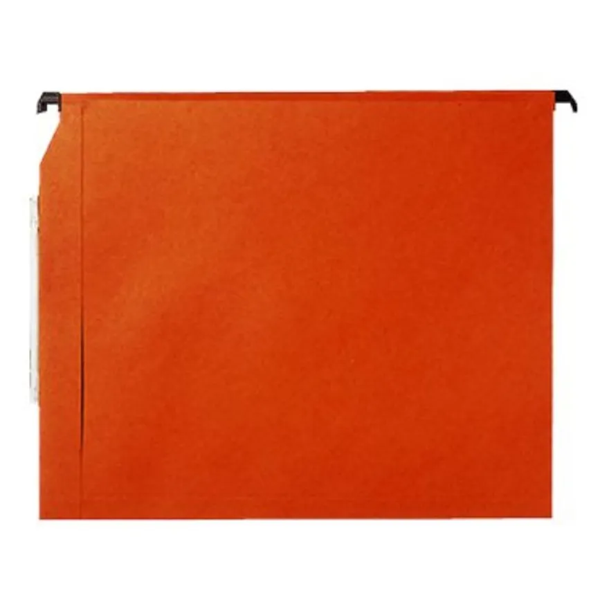 Esselte Dual - 25 Dossiers suspendus pour armoires - fond V - orange