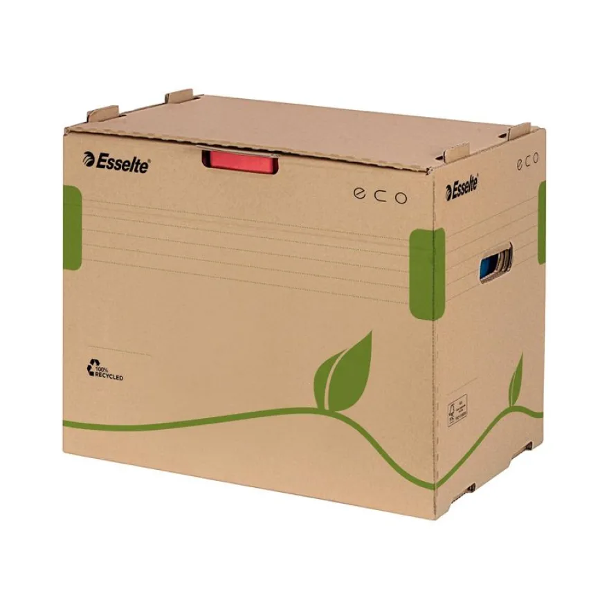 Esselte Eco - Conteneur pour 5 classeurs à levier - marron 100% recyclé