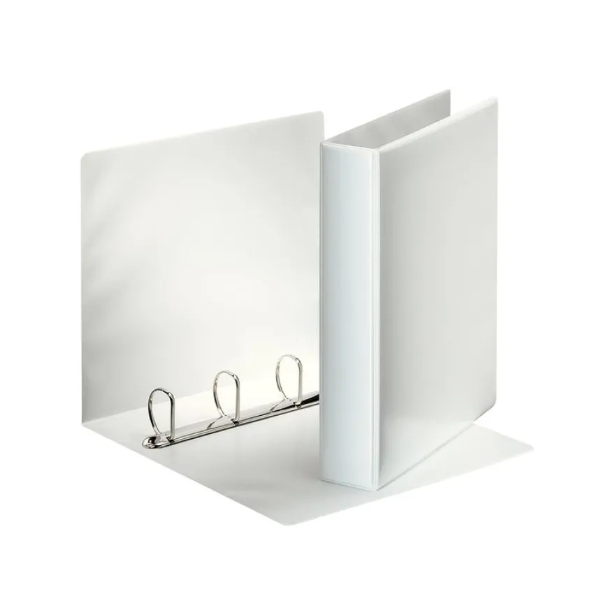 Esselte ESSENTIALS - Classeur à anneaux personnalisable - Dos 63 mm - A4 - pour 400 feuilles - blanc