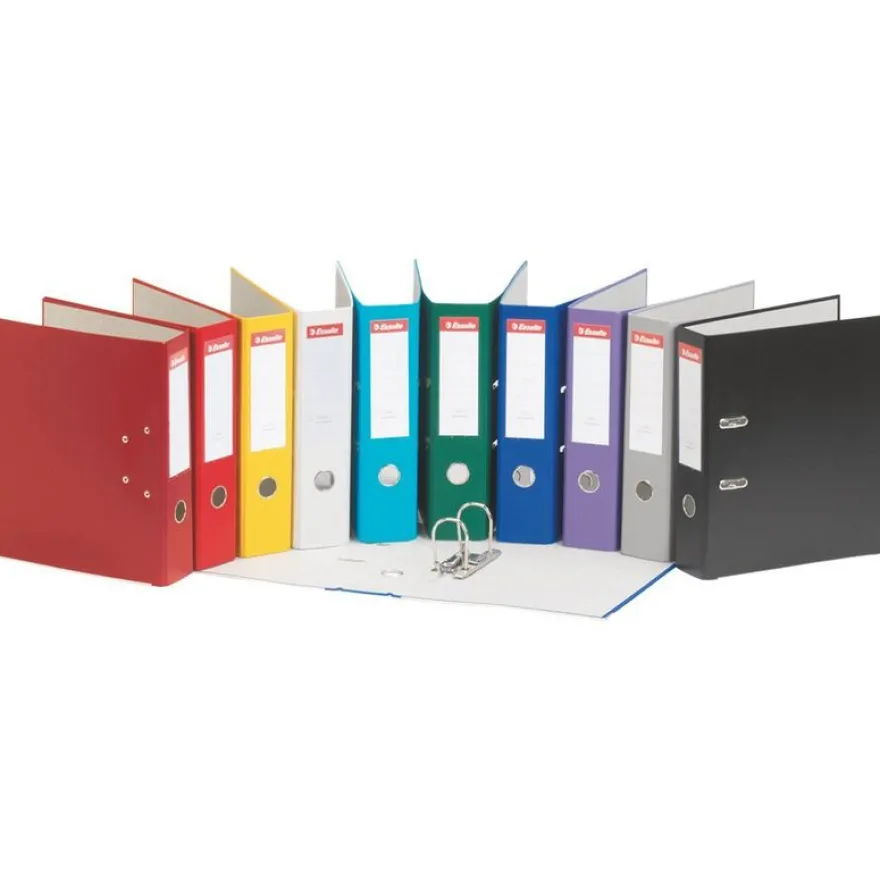 Esselte ESSENTIALS - Classeur à levier - Dos 75 mm - A4 - disponible dans différentes couleurs