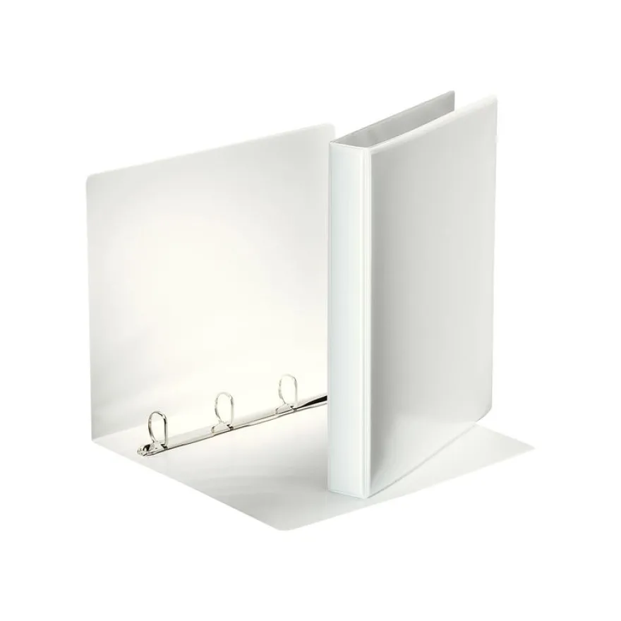 Esselte ESSENTIALS - Classeur à anneaux personnalisable - Dos 44 mm - A4 - pour 250 feuilles - blanc