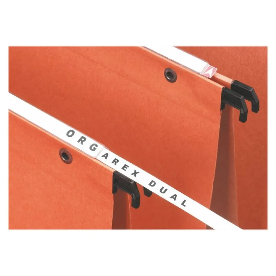 Esselte Kori - 25 Dossier suspendus pour armoires - orange - fond 30 mm