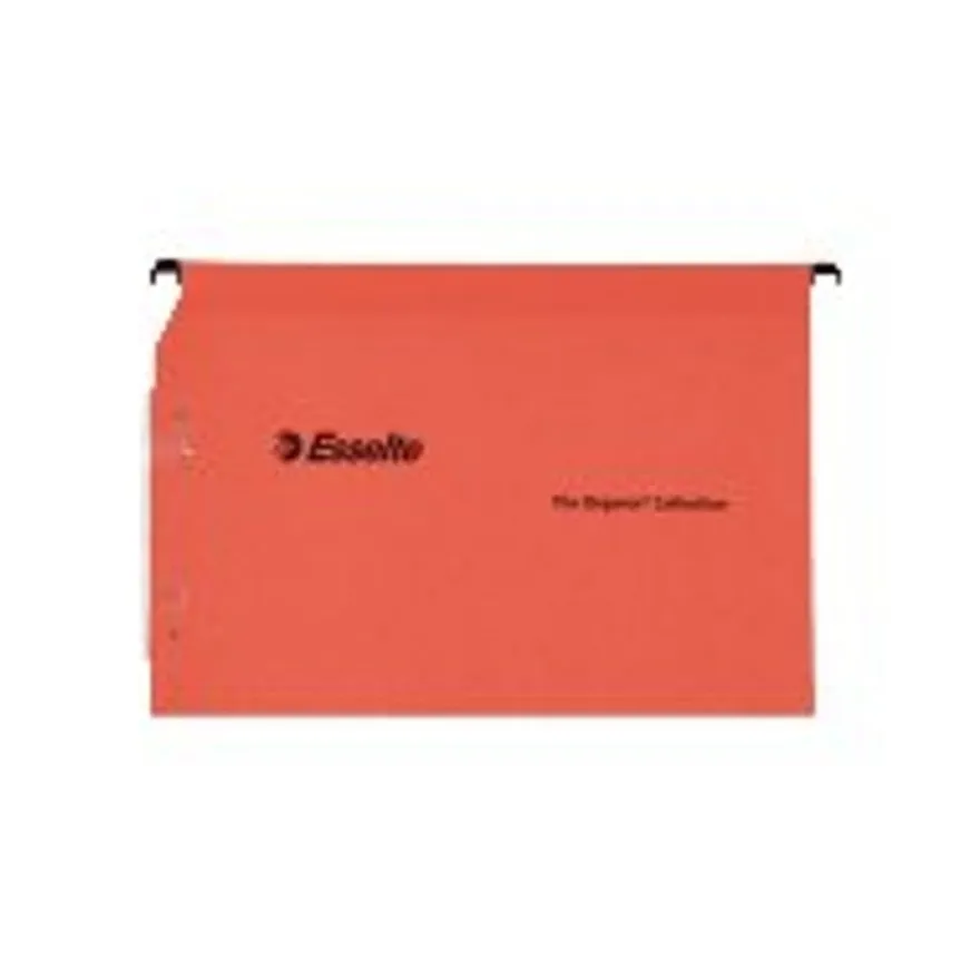 Esselte Kori - 25 Dossier suspendus pour armoires - orange - fond 30 mm